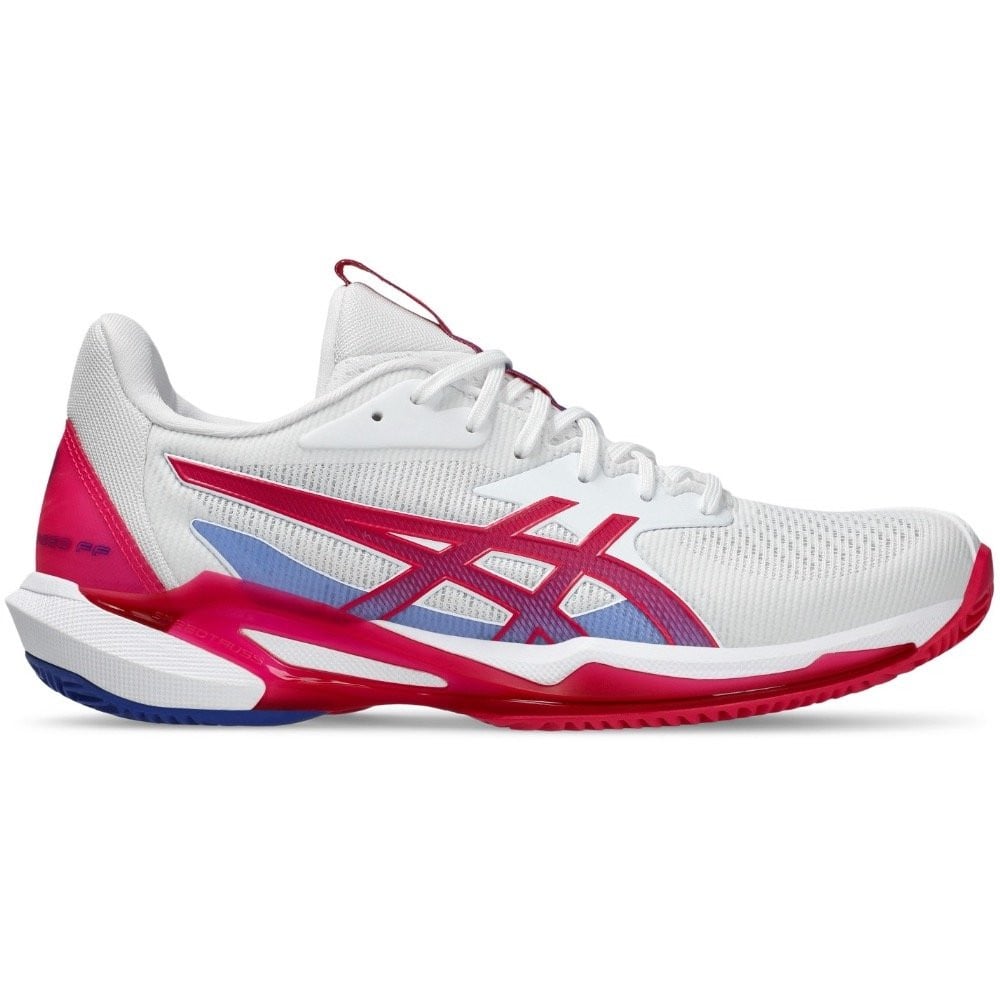 Asics Solution Speed FF3 Clay White/Bright Rose Women's Tennis Shoe