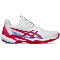 Asics Solution Speed FF3 Clay White/Bright Rose Women's Tennis Shoe