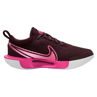 NikeCourt Zoom Pro Burgundy Crush/Pinksicle-Hyper Pink Women's Hard Court Tennis Shoes