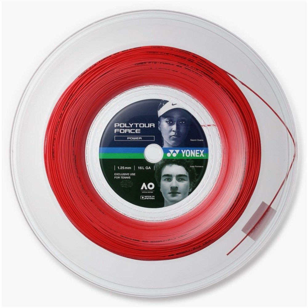 Yonex Poly Tour Force 125 Red 200m Reel