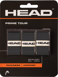 Head Prime Tour Black Overgrip 3 Pack