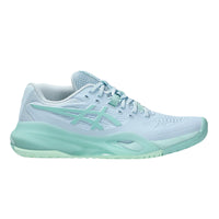 Gel Resolution Light Blue/Oasis Green Women Tennis Shoes