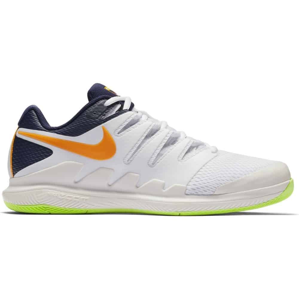 Nike Vapor X White/Orange/Lime Shoes 