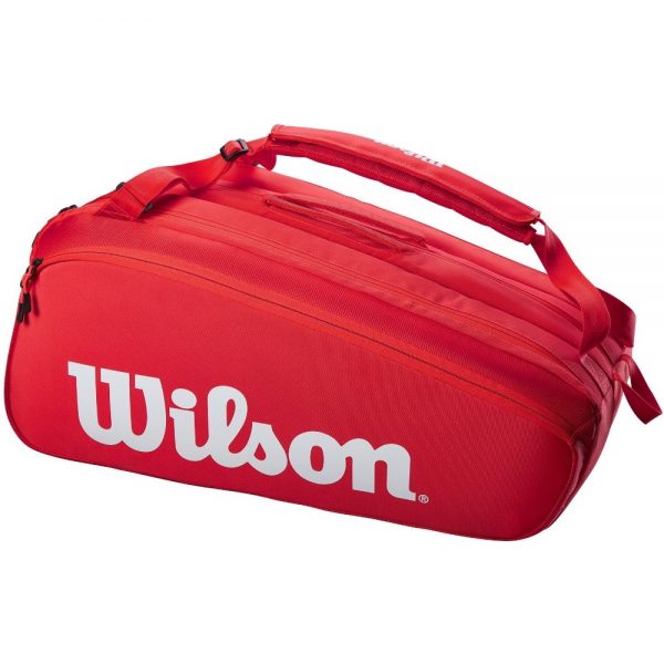 Wilson Super Tour 15pk Tennis Bag – Red