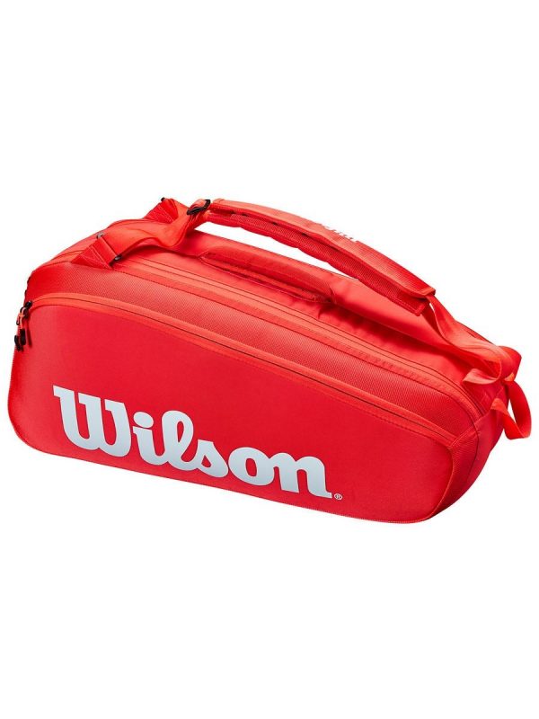 Wilson Super Tour 6pk Tennis Bag – Red