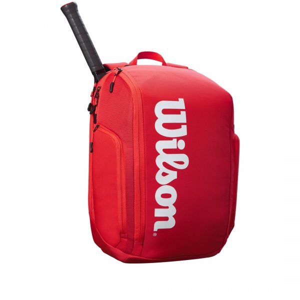 Wilson Super Tour Backpack Tennis Bag – Red