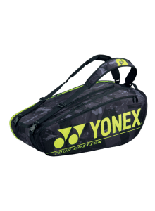 Yonex Pro 9 Racquet Black Yellow Tennis Bag
