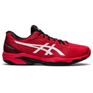 Asics Solution Speed FF2 Electric Red/White Mens Tennis Shoe