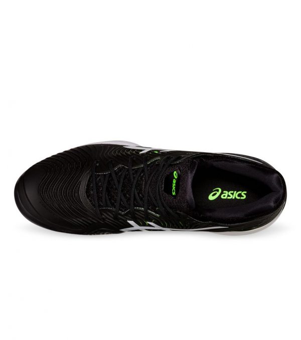 Asics Court FF2 Men’s Tennis Shoes Black/Gecko Green Men’s Tennis Shoes