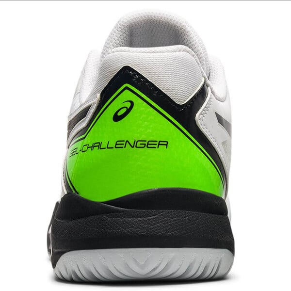 Asics Gel Challenger 13 White/Green Gecko Men’s Tennis Shoes