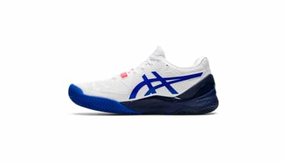 Asics Gel Resolution 8 Clay Blue/White Women’s Tennis Shoe