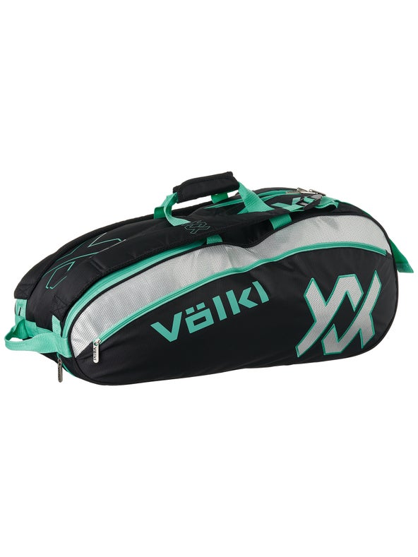 Volkl Tour Pro Black/Turquoise/Silver 3 Racquet Tennis Bag