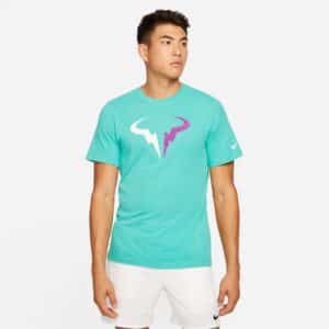 NikeCourt Dri-FIT Rafa Teal Men’s Tennis T-Shirt