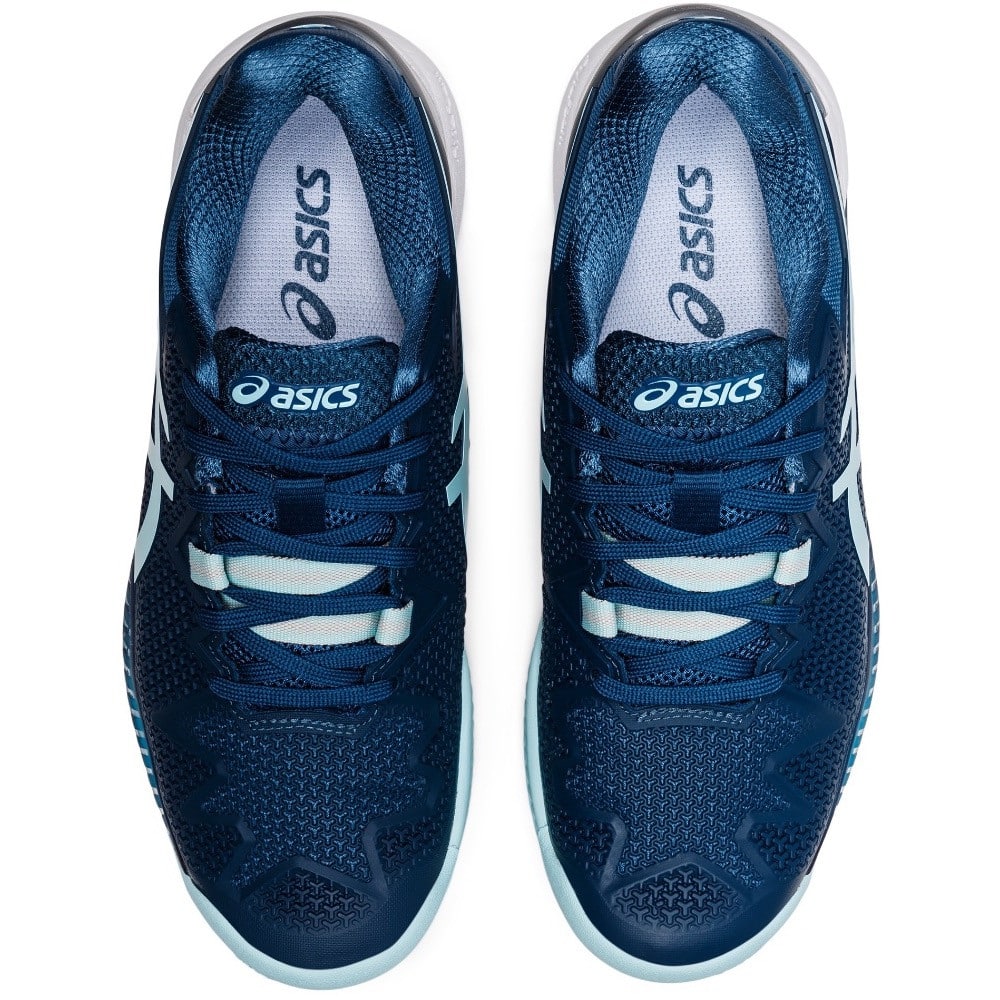 Asics Gel Resolution 8 Clay Light Indigo Women's Tennis Shoe - Serving Aces