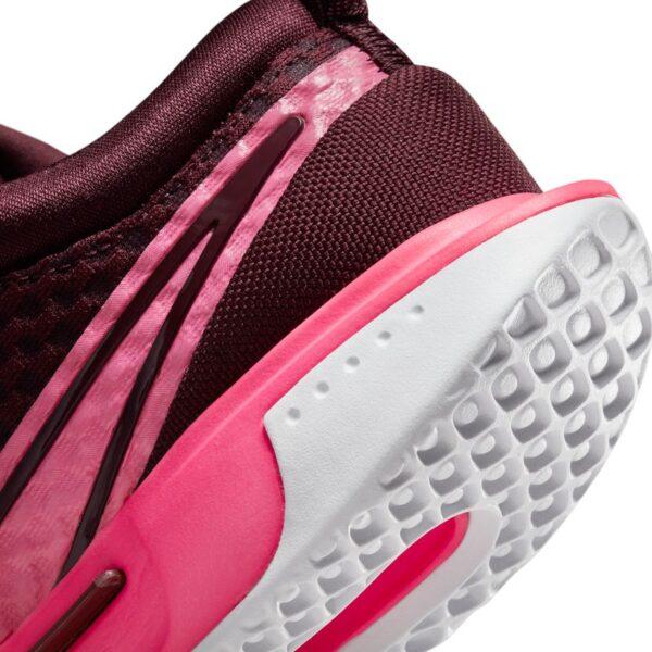 NikeCourt Zoom Pro Burgundy Crush/Pinksicle-Hyper Pink Women’s Hard Court Tennis Shoes