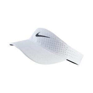 Nike AeroBill Adjustable Training Visor White