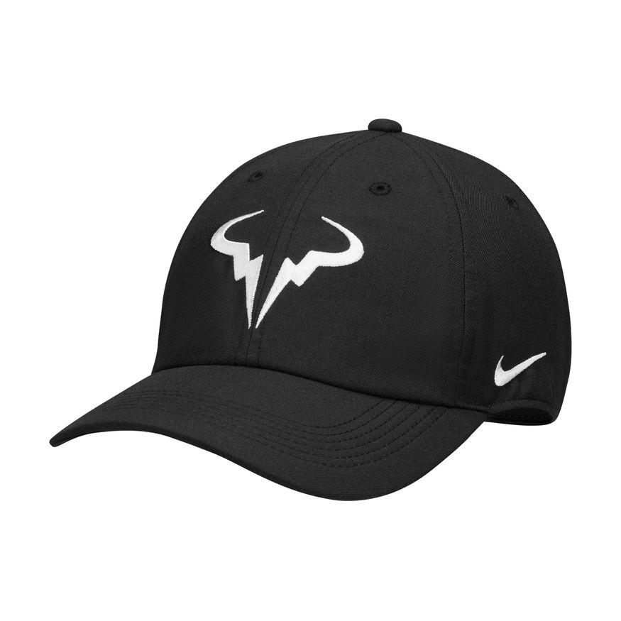 NikeCourt AeroBill Rafa Heritage86 Tennis Hat Black - Serving Aces