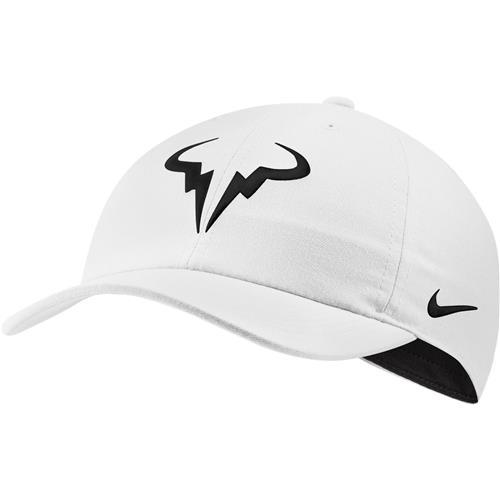 NikeCourt AeroBill Rafa Heritage86 Tennis Hat White - Serving Aces