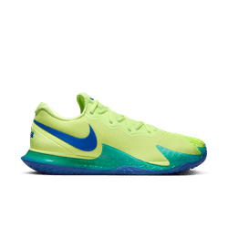 NikeCourt Zoom Vapor Cage 4 Rafa Lemon Twist/Game Royal Photo Blue HC Mens Tennis Shoe