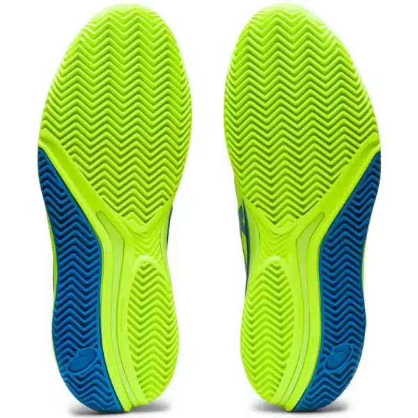 Asics Gel Resolution 9 Hazard Green/Reborn Blue (CC) Women’s Tennis Shoe