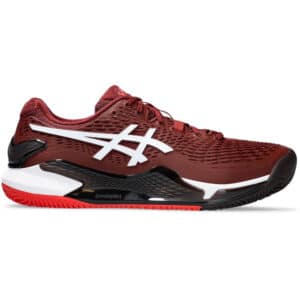 Asics Gel Resolution 9 Antique Red/White Clay Men’s Shoe