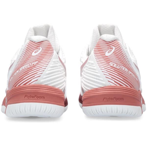 Asics Solution Speed FF 2 White/Light Garnet (HC) Women’s Tennis Shoe