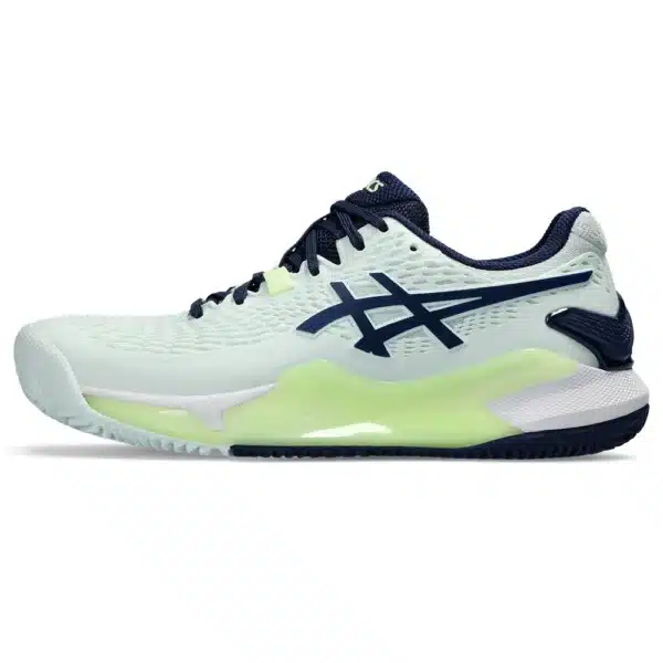 Asics Gel Resolution 9 Pale Mint / Blue Expanse Clay Women’s Shoe