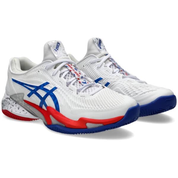 Asics Court FF3 Novak White/Asics Blue Clay Men’s Shoe