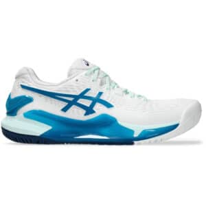 Asics Gel Resolution 9 White/Teal Blue (HC) Women’s Shoe