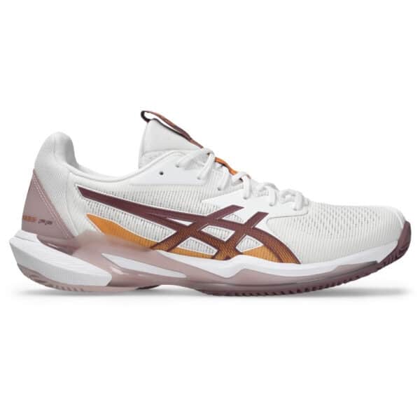 Asics Solution Speed FF3 White/Dusty Mauve Clay Women’s Tennis Shoe