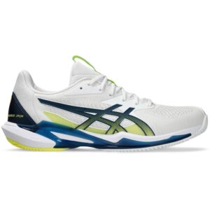 Asics Solution Speed FF3 White/Mako Blue Men’s Clay Shoe