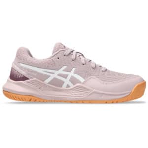 Asics Gel Resolution 9 Watershed Rose/White Junior Tennis Shoe